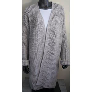 Moscow Cardigan Whisper White Vest - Maat S