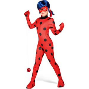 VIVING COSTUMES / JUINSA - Ladybug Miraculous kostuum voor kinderen - 140 - 146 (9 - 11 jaar)