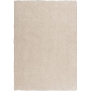 Lalee Velvet | Modern Vloerkleed Hoogpolig | Ivory | Tapijt | Karpet | Nieuwe Collectie 2024 | Hoogwaardige Kwaliteit | 120x170 cm