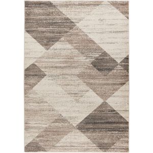 Lalee Trendy | Modern Vloerkleed Laagpolig | Beige Silver | Tapijt | Karpet | Nieuwe Collectie 2024 | Hoogwaardige Kwaliteit | 160x230 cm