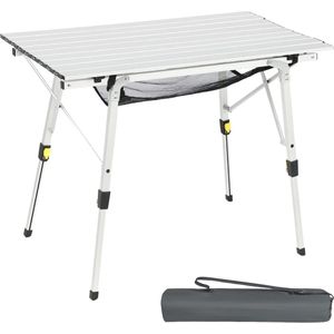 Opvouwbare Campingtafel 3ft - Draagbare en Verstelbare Picknicktafel voor Buiten, Lichtgewicht en Compact