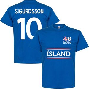 Ijsland Sigurdsson 10 Team T-Shirt - XXXXL