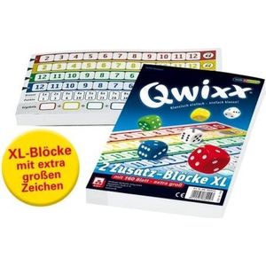 Qwixx Zusatz-Blöcke XL