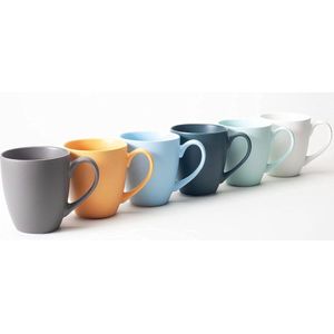 Koffiemok set/mok – Moderne keramische matte mok – Grote koffiemok