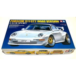 1:24 Tamiya 24247 Porsche 911GT2 Club Sport/Streetv. Plastic Modelbouwpakket