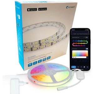 ETIGER Slimme LED Strip - RGB - IP65 - 5 Meter