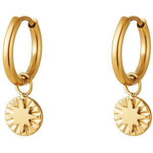 Oorbellen bungelster - Yehwang - Oorbellen - One size - Goud