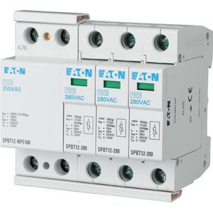 Eaton Bliksemstroom- en overspanningsbeveiligingsset 3+1-polig - 158332 - E3PUY