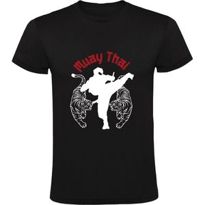 Muay Thai Heren T-shirt - vechtsport - vechtkunst - kickboksen - zelfverdediging - thailand - training - boksen