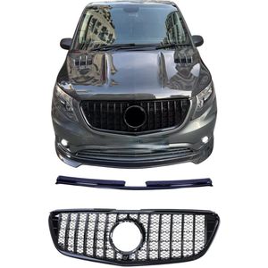 GT Grill geschikt voor Mercedes Vito W447 met bouwjaar 2014-2020 Panamericana grill