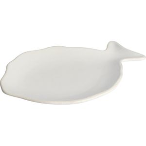 Gusta - Bord - Wit - Vis - Bordje - Serveerbord - Serveren - 21,5x15,2cm