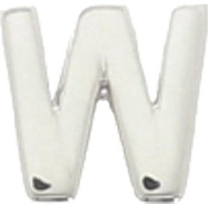 The Jewelry Collection Hanger Letter W - Zilver