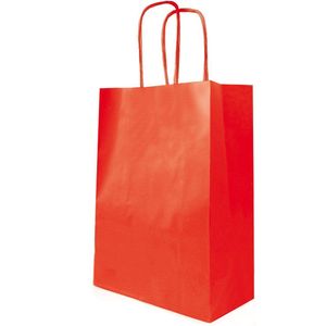 Pluche dots Cadeaulint Rood 9 mm / 10 mtr.