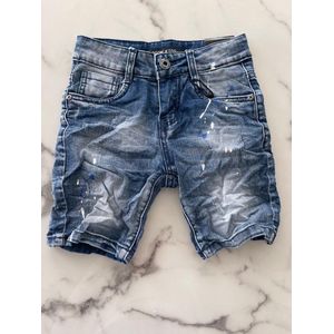 Jeans short, Korte broek voor jongens in de kleur blauw, verkrijgbaar in de maten 104/4 t/m 164/14