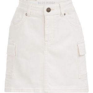 WE Fashion Meisjes denim rok met cargozakken