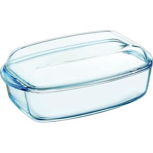 Schaal Rechthoek met Deksel, 6,5 liter - Pyrex | Essentials