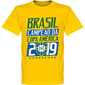 Brasil Campeao 2019 T-Shirt - Geel - S