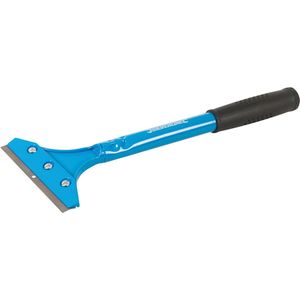 Silverline Heavy-duty schraper - 100 mm blad - rubberen grip - koolstofstaal - poedercoating