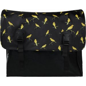 BECK Classic - Dubbele Fietsstas - Gold Birds - 46L