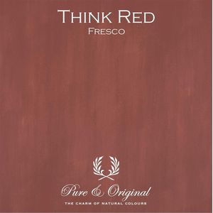 Pure & Original Fresco Kalkverf Think Red 5 L