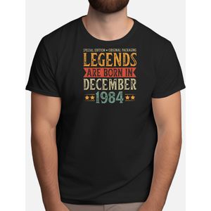 Legends Are Born in Decenber 1984 - T Shirt - BikeLife - Cycling - BicycleLove - BikeAdventures - FietsLeven - Fietsen - FietsLiefde - FietsAvonturen