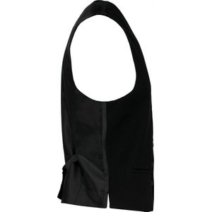 Overhemd Heren 60 NL (60 FR) Kariban V-hals Mouwloos Black 64% Polyester, 34% Viscose, 2% Elasthan