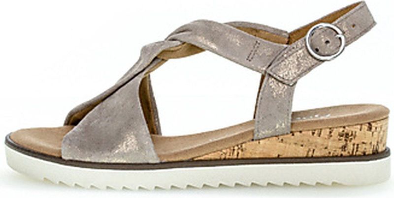 Gabor 82.751.95 Dames Sandalen - Taupe - Metallic