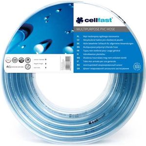 Cellfast Universele slang transparant PVC 6,0 x 1,0 mm, 50 m lang