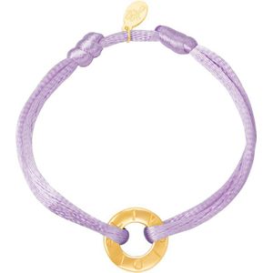 Bracelet color cord - Yehwang - Armband - One size - Goud/Lila