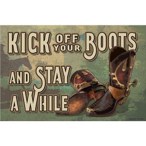 Deurmat "" Kick off your boots
