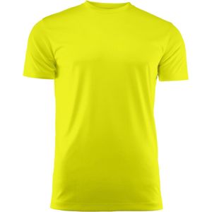 Printer T-Shirt Active Run 2264023 Neon Geel - Maat 3XL