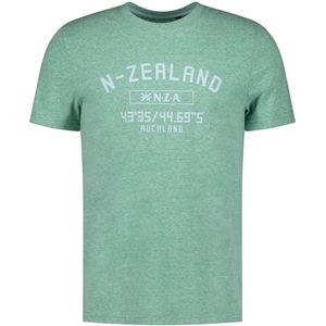 NZA - Heren Shirt - 25DN720 - Riley - 1755 Acid Green Melange