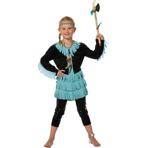 Carnavalskleding Indianen jurkje meisje Wishbone Maat 140