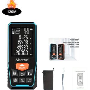 Nivard Laserafstandsmeter - Laser - Afstandsmeter - Afstandmeter - Rangefinder - Digitale Meetlint - Precisiegereedschap - 120 Meter