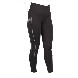 Mondoni Sharon MG Rijlegging - Maat: 38 - Zwart - Polyester/elastan - Paardrijbroek