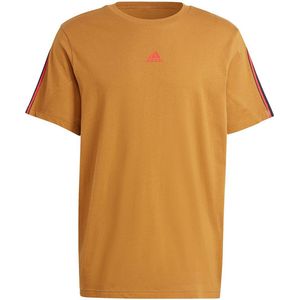 Adidas Sportswear Bl T-shirt Met Korte Mouwen Bruin M / Regular Man