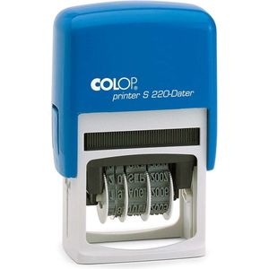 Colop Printer S220/D Groen - Stempels - Datum stempel Nederlands - Stempel afbeelding en tekst - Datumstempel - Datum Stempel met draaibare datum - Gratis verzending