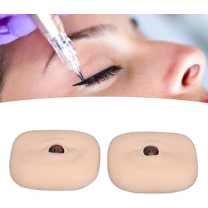 Nieuwe titel: 1 Paar 3D Siliconen Tattoo Practice Eye for Microblading en Makeup Training