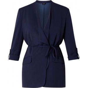 YESTA Berbe Blazer - Dark Navy - maat X-0(44)