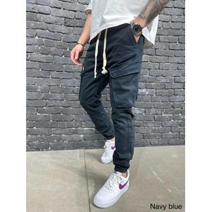 Cargobroek met zakken Streetwear Zakken Jongens Mannen Jogger Broek Hip Hop Joggingbroek Joggers Broek Tactische Heren Broek Cargo Harembroek Mannen Kleding W31