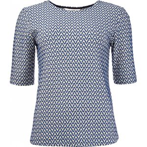 NED T-shirt Valencian Ss Nebulas Blue Crinkle Move 25s2 Dd003 03 368 Nebulas Blue Dames Maat - XXL