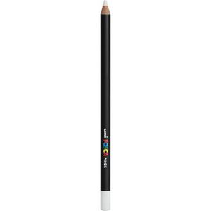 Posca Pencil 01 White - Kleurpotlood - Wit - Potlood - Artist Pencil - Meerdere Ondergronden - Mixed Media - 1 Stuk