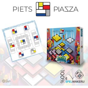 Piets Piazza – Familiespel van het Jaar – Familiespel Kinderen – 2 tot 4 Personen – Vanaf 8 jaar