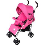X Adventure Buggy Brava - Plooibuggy - Lichtgewicht - 4 standen - Roze