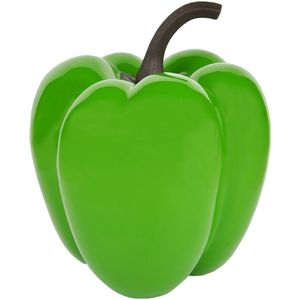 Decoratieve paprika in groen van stevig glasvezel, maat XS - E2245-S1-GZG
