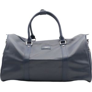 Flora & Co - praktische shopper - handbagage - weekendtas met lange draagriem - blauw