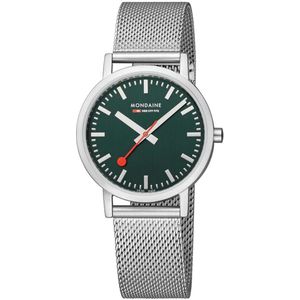 Mondaine M660.30314.60SBJ - Horloge - Mesh - Groen - 36mm