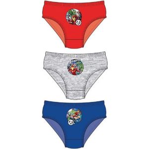 Avengers onderbroeken - 3 stuks - Marvel Avengers onderbroek slip - maat 122/128