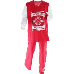 Ajax Pyjama Forever - Maat 92 - Rood/Wit