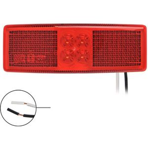 ProPlus Markeringslamp - contourverlichting - LED - waterdicht - rood - 110 x 40 mm - 12/24V